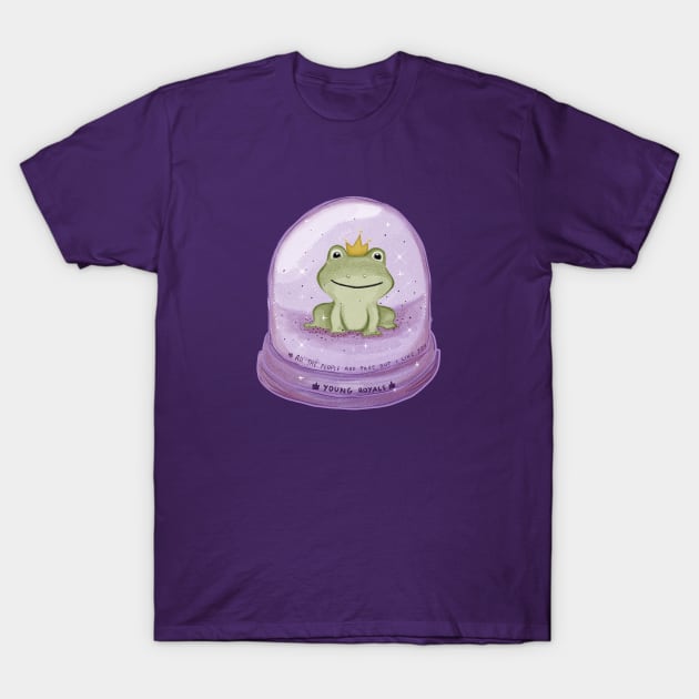 Wilhelm's Frog Globe Young Royals - All the people are fake T-Shirt by nanaminhae